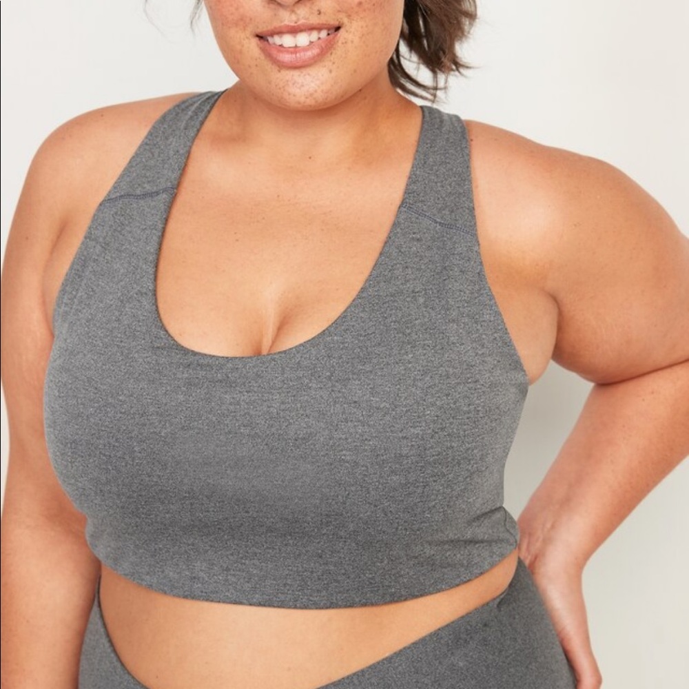 2X Grey Sports Bra- NEVER WORN